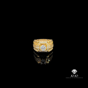 N1431 Nhẫn nam đính đá CZ cao cấp sáng lấp lánh JOJO