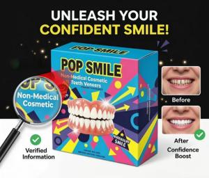 New Full Mouth Dentures Upper Lower Jaw Temporary Teeth for Seniors Easy Install Eating Aid