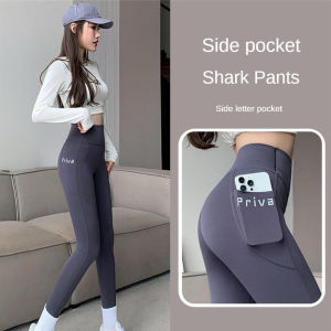 oobest 2 ชิ้น กางเกงกีฬาหญิง กางเกง ออกกำลังกาย 5 ส่วน yoga pants long กางเกงโยคะก้นระฆังผู้หญิงเอวสูงวิ่งกีฬาลดน้ำหนักกางเกงออกกำลังกายฤดูร้อนกางเกงลำลองบาง