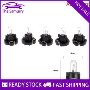 Samurry ✨Hot Sale✨ 5Pcs T3 T4.2 LED Bulbs Car Interior Wedge Dashboard Warming Indicator Lamps