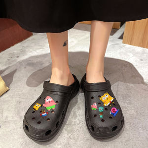 LHSunshine พร้อมส่งจ้า🚚 รองเท้าแตะรัดส้น ญ รองเท้าหัวโตพื้นหนา เสริมความสูงถึง 2 นิ้วเลยน้าาา ยางEVA น้ำหนักเบามาก มีหลายสีให้เลือกตำ ไม่มีไม่ได้แร้ว💥