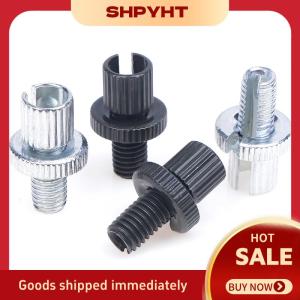 SHPYHT 2pcs M8 phổ ly hợp phanh Cáp điều chỉnh 8mm Vít hạt cho xe đạp xe đạp ATV xe máy
