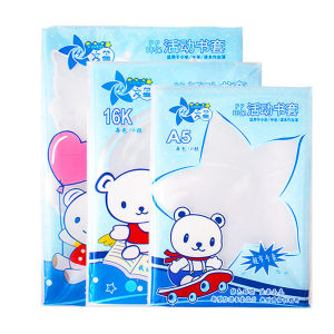 10 Sheet Transparent Book Cover protector A4 16K A5 Waterproof Plastic Student School Book Wrapping Supplies