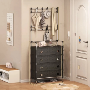 4/5/7 Layer Shoe Rack Multifunctional Stackble Dust Water Proof Shoe Rack Indoor Outdoor Flooring Shoe Hat Rac