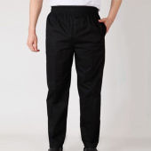 [On Sale]Chef Cook Uniform Pants for Men Black Chef Pants for Men Stripe Baggy Cook Chef Pants For Men Checkered Cotton Chef Trouser Pants Waiter Uniform Pants for Men Uniforms Pants Straight Loose Elastic Breathable Pants M-2XL