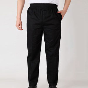 [On Sale]Chef Cook Uniform Pants for Men Black Chef Pants for Men Stripe Baggy Cook Chef Pants For Men Checkered Cotton Chef Trouser Pants Waiter Uniform Pants for Men Uniforms Pants Straight Loose Elastic Breathable Pants M-2XL