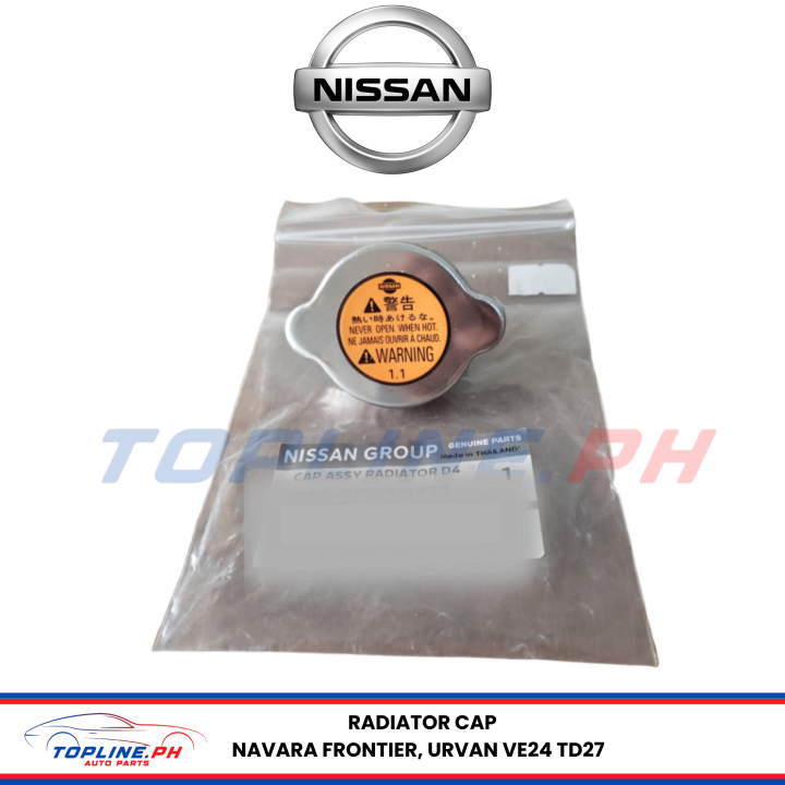 Nissan Navara Frontier, Urvan VE24 TD27 Radiator Cap Lazada PH