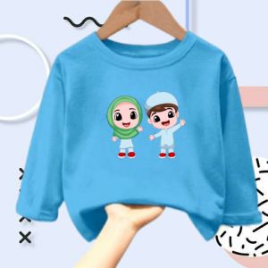 Atasan anak Laki Laki/Perempuan usia 1-12 tahun Anak Muslim