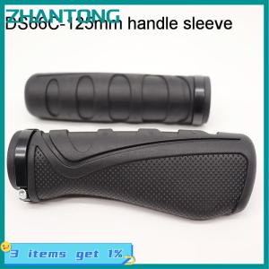 ZHANTONG 1 Pair Non Slip Comfort Black Bike Handlebar Grips Child Universal Rubber Plastic Grip Handle Cover Strong Support Accessory