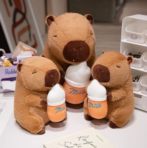 Boneka Capybara Dot Bahan Yelvo Ukuran 35cm Hadiah Ulang Tahun Anak Berlebel SNI