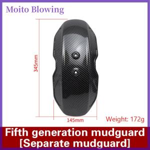 Moito Motorcycle Fenders Carbon Fiber Textured Fenders Electric Vehicle Fenders Universal Carbon Fiber
