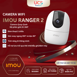Camera WiFi IMOU IPC-A32EP-L (Ranger 2) 3MP 2K – Camera Trong Nhà Quay Quét 360° AI Phát Hiện Người Smart Tracking