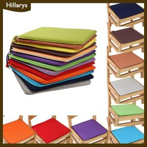 [Hillarys] Cushion Office Chair Garden Indoor Dining Seat Pad Tie On Square Foam Patio UK