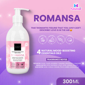 SCARLETT Whitening New Fragrance Brightening Body Lotion Bright Mood Booster 300ml | 4 Natural Mood Boosting Essential Oil