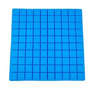 100 Grids Small Square Ice Tray Grade Silicone Ice Maker Mold Reusable Ice Maker for Cocktails Whiskeys Soups