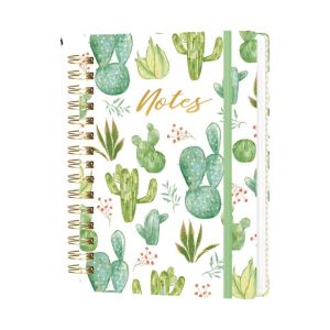 BK6H Hardcover Coil Notebook A5 Spiral Bound Hardcover Notebook Professional Elastic Band Spiral Notebook Daily Writing