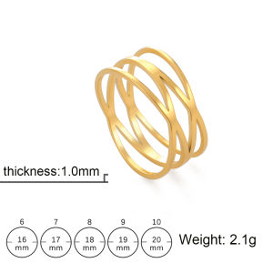 SKYRIM Womens Ring Titanium Stainless Steel Ring Smooth Line Design Fashion Ring Jewelry