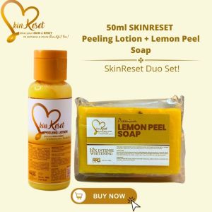 SkinReset Duo Set - 50ml Peeling Lotion & SkinReset Face&Body Soap