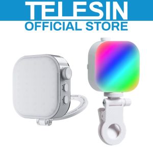 TELESIN Magnetic Ice Cube RGB LED Video Light for Smartphone Camera