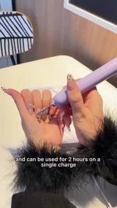 CkeyiN Mini Electric Manicure Machine Polisher Small Tool Nail Remover Portable Electric Nail Clipper Nail Polisher BB019