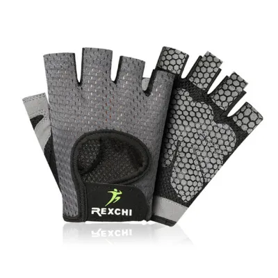 BOULDER 1 Pair Fitness Gloves Gym Gloves Weight Lifting Home Sports Training Gloves Wrist Support for Workout Power lifting Fitness Sports Half Finger Training Fitness Weightlifting Gloves Mens Womens Hand Palm Protector Gloves