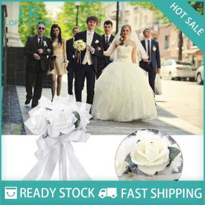 LF Wholesale✨Flash Sale ✨ Hand Bunch Bridal Holding Flower Artificial Rose Silk Bouquet Bridesmaid Decor