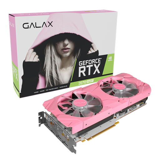GALAX GEFORCE RTX 2070 super Pink Edition Click OC 8Gb Graphics