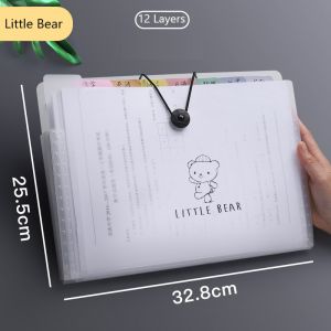 File Organizer Expanding File Folders With 13 Pockets Document Storage Bag Letter A4 Size Document Organizer