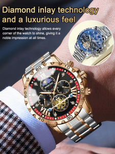 【Luxury Craftsmanship】JS Premium Tourbillon Watch/Mens Watch/Tourbillon Mechanical/Luxury Timepiece/Business Men Gift/Exclusive Designer Watch/High-End Wristwatch