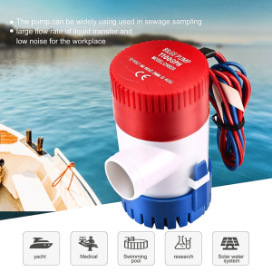 BERGARANSI SUNSUN Pompa Air celup dc 12v Submersible akuarium kapal Water Bilge Pump CH8028