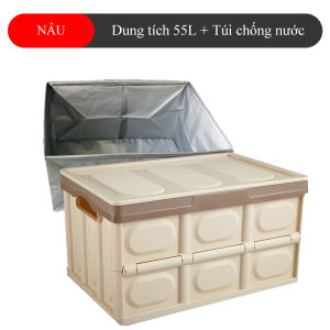 Hộp đựng đồ COACE Hộp để cốp xe có thể gấp gọn Thùng đựng đồ để cốp xe ô tô đa năng tiện lợi chống thấm nước