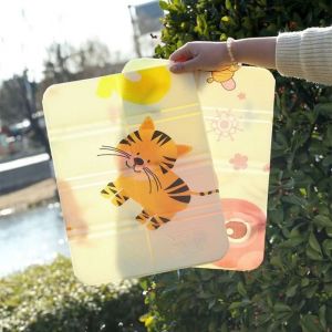 SERENEGLOW Portable Foldable Outdoor Mat with Cute Cartoon Design for Picnic Camping Beach and Concerts - Waterproof Anti-Slip Comfortable & Easy to Clean