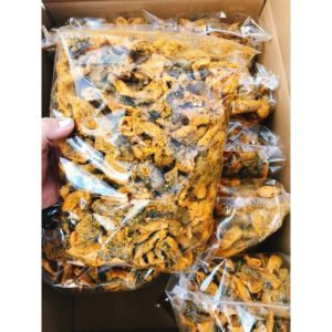 1KG Da cá sấy giòn lắc trứng muối hàng ngon chuẩn vị Da cá hồi chiên giòn tẩm gia vị