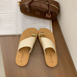 [Free Shipping] WomenS Summer Slip-On Sandals For Outdoor Wear 2026 New Vintage Versatile Stylish Flat Non-Slip Beach Sandals