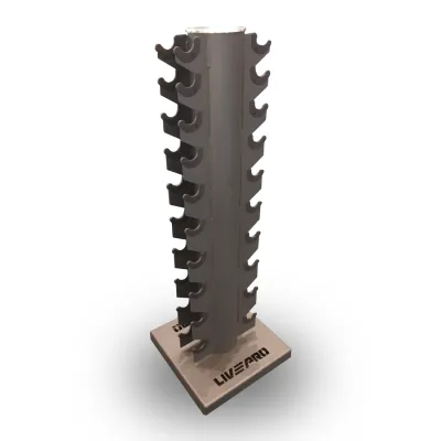 Livepro Dumbbells Rack 10 Pairs Vertical (Rack Only)