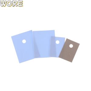 WORE 100PCS TO-220 Insulation Pads Heatsink Thermal Pad Soft Silicone Sheet Insulation Cloth