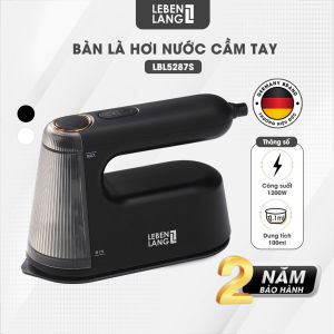 Bàn là hơi nước cầm tay mini Lebenlang LBL6673 bàn ủi hơi nước cầm tay công suất 1000W bình chứa 90ml - hàng chính hãng