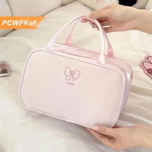 【PCWFKef】 Công Suất Lớn Du Lịch Xách Tay Túi Mỹ Phẩm Của Phụ Nữ Trọng Lượng Nhẹ Nylon Lưu Trữ Tổ Chức Cho Đồ Dùng Trong Nhà Tắm Dễ Dàng Để Thực hiện Sử Dụng Hàng Ngày