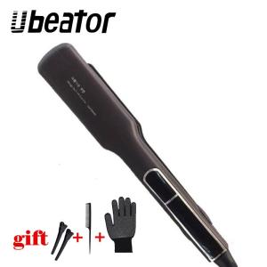 Salon Korean Professional Ceramic Wide Plate Hair Straightener Fast Heating Flat korea Iron Dual Voltag 3D Floating Styling Tools