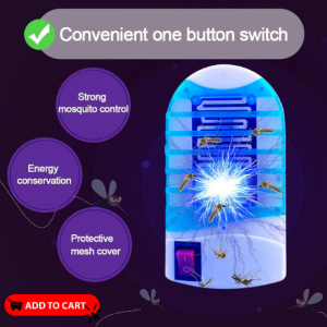 Mini Plug-in Mosquito Killer Lamp 220V LED Night UV Light Silent Electric Insect Trap Repellent for Bedroom Dengue Prevention