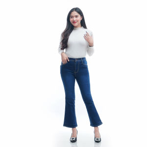 Cutbray Jeans 7/9 Lipat Celana Jeans Cutbray Jeans WanitaSize Standar dan Jumbo
