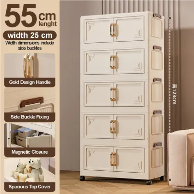 🇸🇬Koala Home🔥Foldable Storage Box Cabinet Drawer Chest Stackable Storage Drawer Cabinet Wardrobe Home Organizer Folding