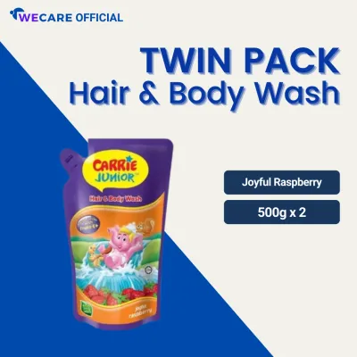 Carrie Junior Baby Hair & Body Wash Value Pack (475g/500g x 2) - 6 Variants | We Care