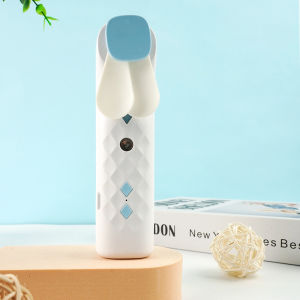2 IN 1 Portable Hydrating Mist Mini Fan Humidifier Handheld USB Rechargeable Small Cooling Fan For Office Home