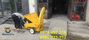 Máy băm cây dọn vườn cafe