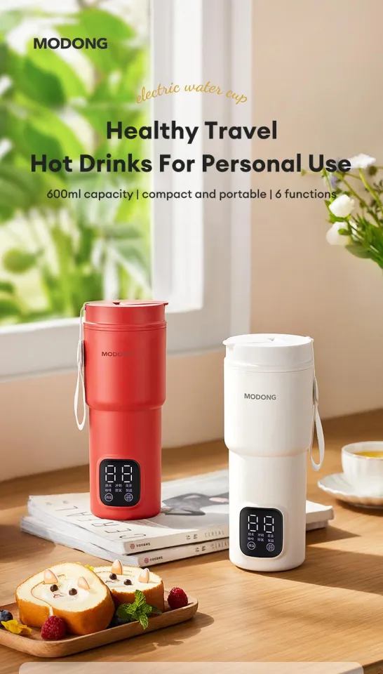 MODONG 600ML Mobile Portable Water Bottle 316 Thermostatic Heating