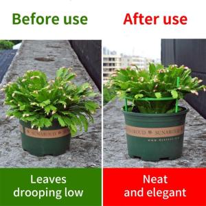 Set of 5 Trellis Stake Tower Support for Raised Garden Bed Flexible Cages Support Cages Trellis