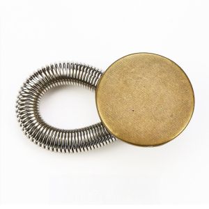 SPARAK 10Pcs Metal Elastic Spring Button Trousers Pants Stretch Extender Accessories Waist Extension Adjustable 17mm Jeans Button