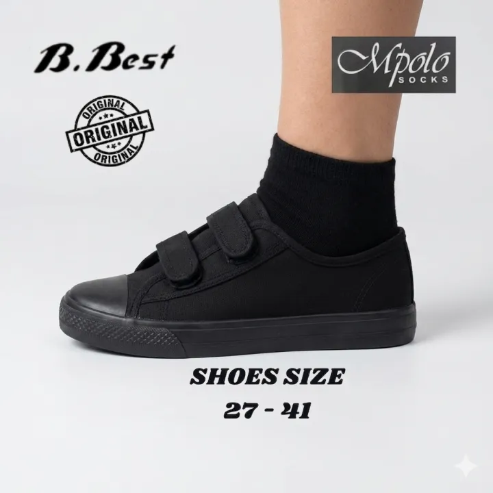 %5BSCHOOL%20SHOES%5D%F0%9F%91%9F27~41%20Kasut%20Sekolah%20Hitam%20Lekat%20Black%20School%20Shoes%20Sticky%20B.Best%20Lekat%20Unisex%20School%20-%20Image%203