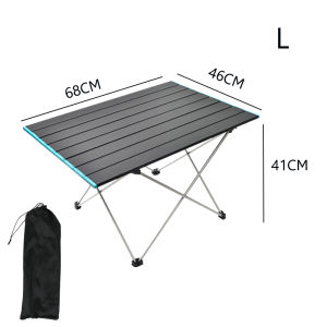 โต๊ะปิกนิค โต๊ะพับกลางแจ้งแบบพกพา เดินป่าตั้งแคมป์บาร์บีคิว โต๊ะพับอลูมิเนียม โต๊ะพับแบบพกพา Camping table ตั้งแคมป์ปิกนิก เดินป่า ตั้งแคมป์บาร์บีคิว